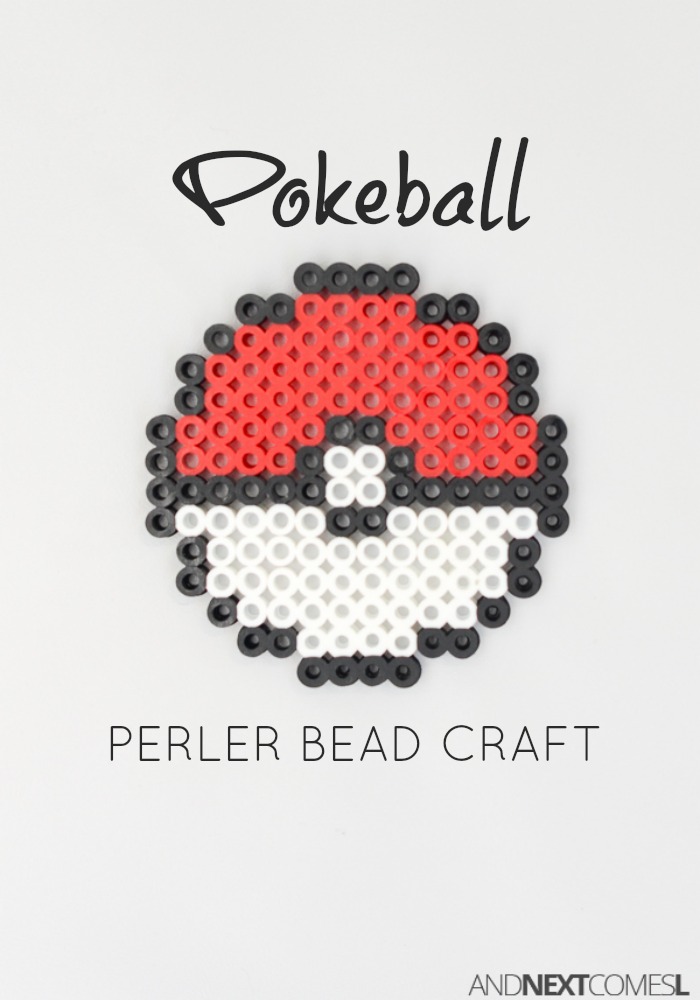 Pokeball Perler Bead Craft  And Next Comes L - Hyperlexia Resources